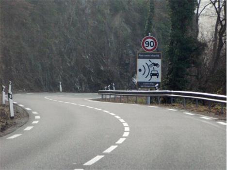 Photo du radar automatique de Estaing (D920)